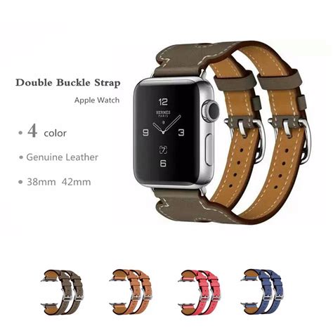 hermes apple double buckle strap|Hermes apple watch strap price.